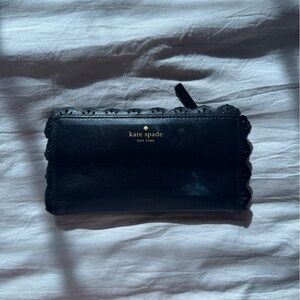 Kate Spade Leather Scalloped Wallet